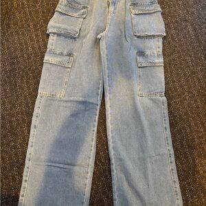 Blue Cargo Jeans